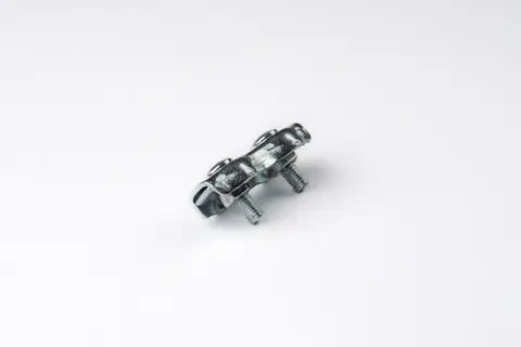 Zacisk do lin - siodełkowy 5 mm podwójny